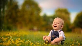 Wallpaper Baby Boy Laugh Smile HD Background
