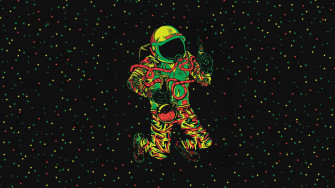 Astronauts In Space Wallpaper