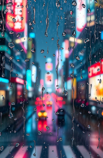 3d Rain Wallpaper