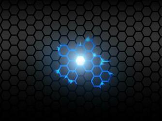 Metal Comb Glowing Blue HD Wallpaper The Database