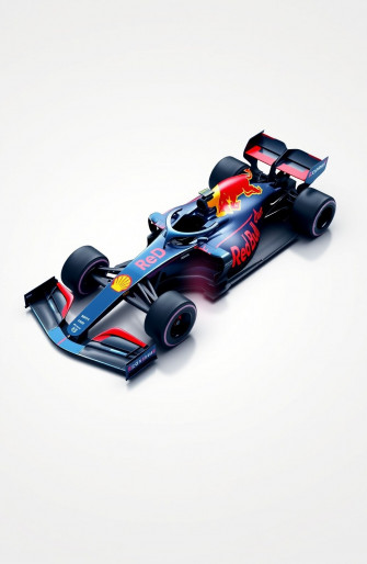 Red Bull F1 White Wallpaper