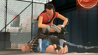 Tf2 Meet The Scout Victory Lunch Wallpaper By