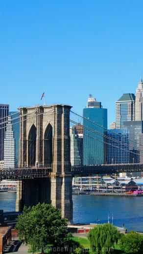 Brooklyn Bridge iPhone Wallpaper Adjusted For 5s 5c