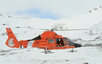 Dolphin Us Coast Guard Helicopter Wallpaper HD Online