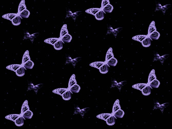 Pretty Aesthetic Purple Butterfly Collage For Computer