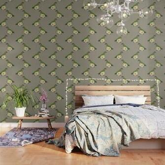 Niam Parrot Wallpaper By Abundance Society6