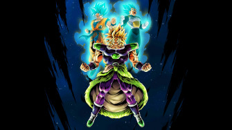 Broly Goku Vegeta Dragon Ball Super 8k Wallpaper