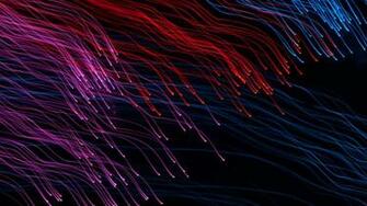 Wallpaper Lines Wavy Colorful Dark