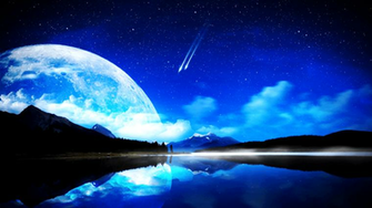 Blue Moon Wallpaper Top Background