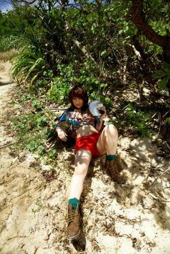 Yoko Kumada Camping Japan Girls Wallpaper