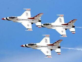 Military Aircraft Thunderbirds F16 Plane Wallpaper