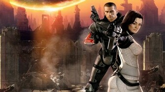 Mass Effect Sheppard And Miranda Wallpaper Pc Game