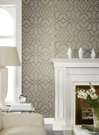 Printed Mica Chip Wallpaper Grillwork