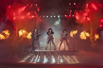 Kiss Heavy Metal Rock Bands Concert Guitar G Wallpaper Background