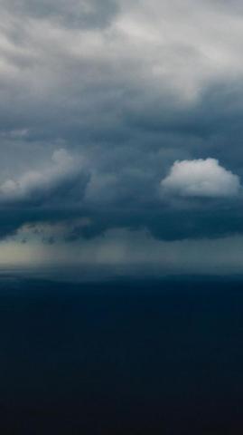 Storm Clouds Blue Dark Sky Wallpaper