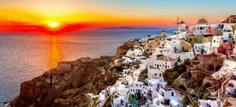 Santorini Wedding Wallpaper Traffic Club