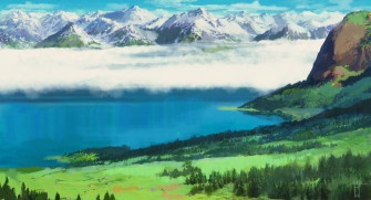 Studio Ghibli Lockscreen Anime Scenery Wallpaper iPad