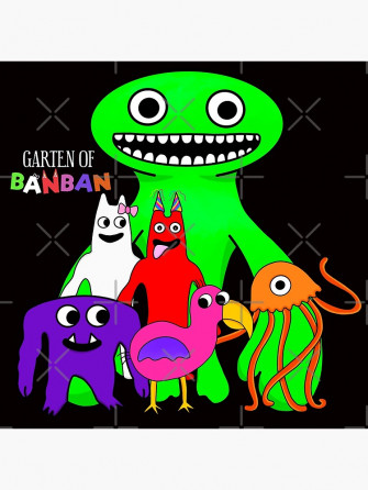 Garten Of Banban Group All Characters Poster By