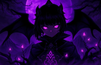 Dark Anime Icons Wallpaper