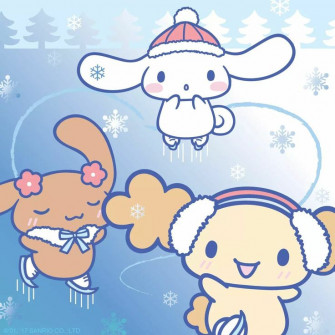 Looks Like Cinnamoroll And His Pals Are Ice Skating On The First