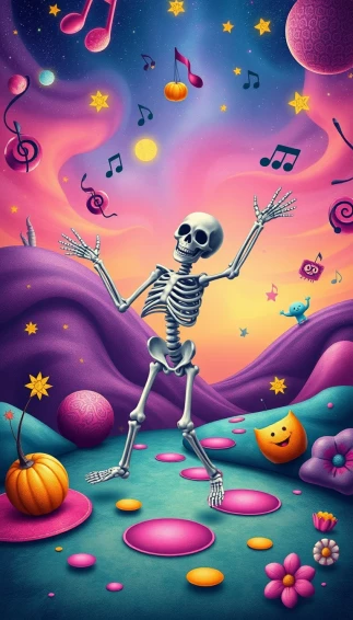Live Skeleton Wallpaper