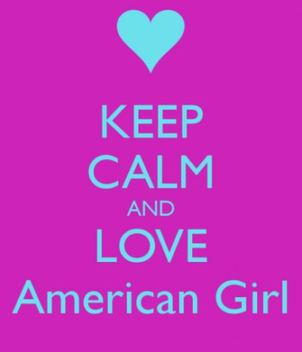 Keep Calm And Love American Girl Carry On Image
