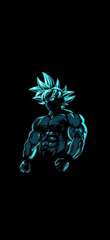 Anime Minimal Dark Beast Goku Wallpaper