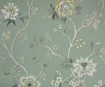 Wallpaper A Wide Width Floral Based On 18th Century Southern
