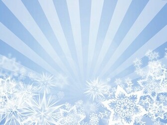 Light Blue Snowflakes Design