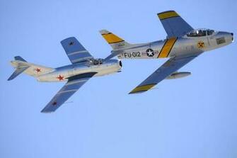 Mig And F86 Sabre Wallpaper
