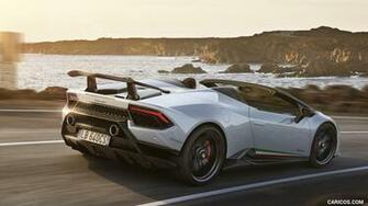 Lamborghini Hurac N Spyder Performante Rear Three Quarter