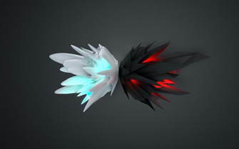 Black And White Crystals Wallpaper