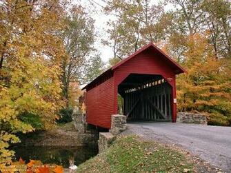 Roddy Road Covered Bridge In Autumn Pete Brown S 10rem Net