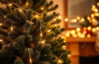 Blinking Christmas Lights Wallpaper