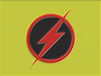 The Flash Symbol Animated Reverse
