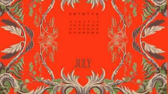 July Calendar Desktop And iPhone Wallpaper Giants