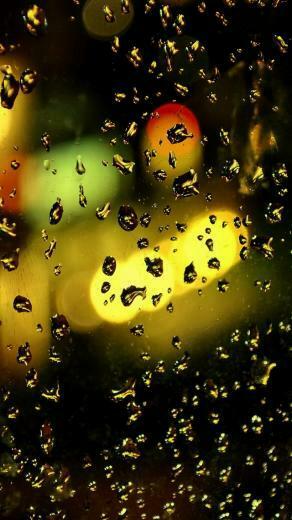 Raindrops On Window Wallpaper iPhone