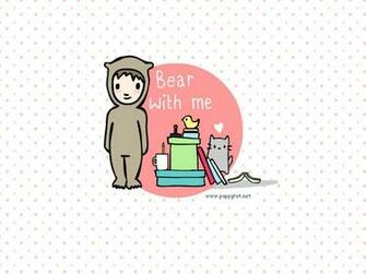 Bear Costume Cute Kawaii Wallpaper Image On Favim