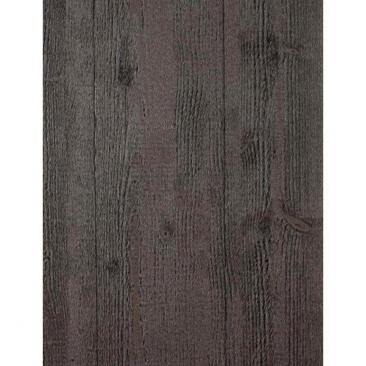 Modern Rustic Barnwood Wallpaper Raven Black
