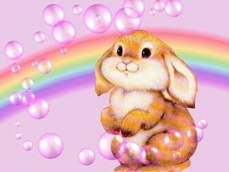 Photo Rainbow Bunny Wallpaper Album Bumblebee Ladybug S Garden