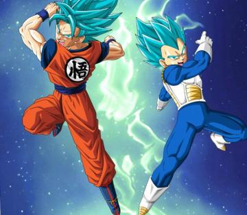 Goku And Vegeta X iPad Wallpaper