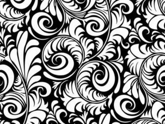 Black And White Floral Grasscloth Wallpaper