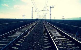 Railway Wallpaper Wallpoper