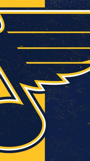 October St Louis Blues Wallpaper Dark Blue Yellow Dan Doelling