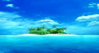 Tropical Lagoon Wallpaper Desktop