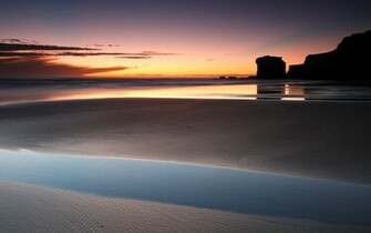 Ocean Sunset Background Wallpaper HD Background Desktop
