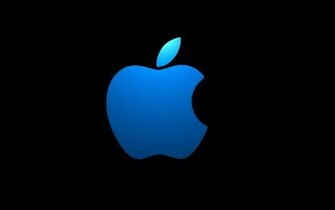 Wallpaper Apple Blue Logo Trib
