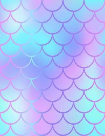 Cool Blue Fish Scale Pattern Texture Photography Backdrop J