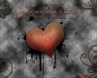 Wallpaper For Computer Sometimes Love Is Pain