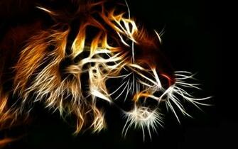 Translucent Tiger Wallpaper